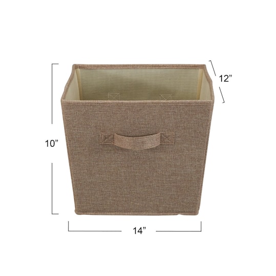 Household Essentials Tapered Fabric Storage Bins